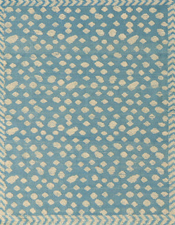 Abstract Cadet Blue Green Modern Rug, abs5178