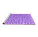 Sideview of Machine Washable Abstract Purple Modern Area Rugs, wshabs5178pur