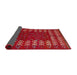 Thickness of Abstract Copper Red Pink Modern Rug, abs5179