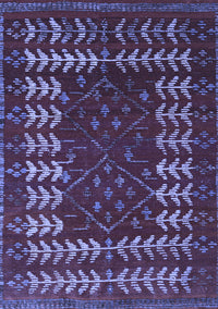 Abstract Blue Modern Rug, abs5179blu