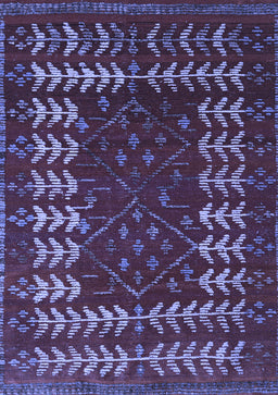 Abstract Blue Modern Rug, abs5179blu
