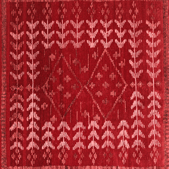 Machine Washable Abstract Red Modern Rug, wshabs5179red