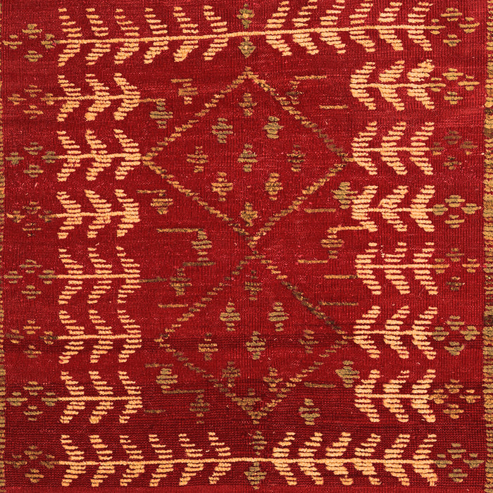 Abstract Orange Modern Rug, abs5179org