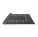 Sideview of Abstract Gray Modern Rug, abs5179gry