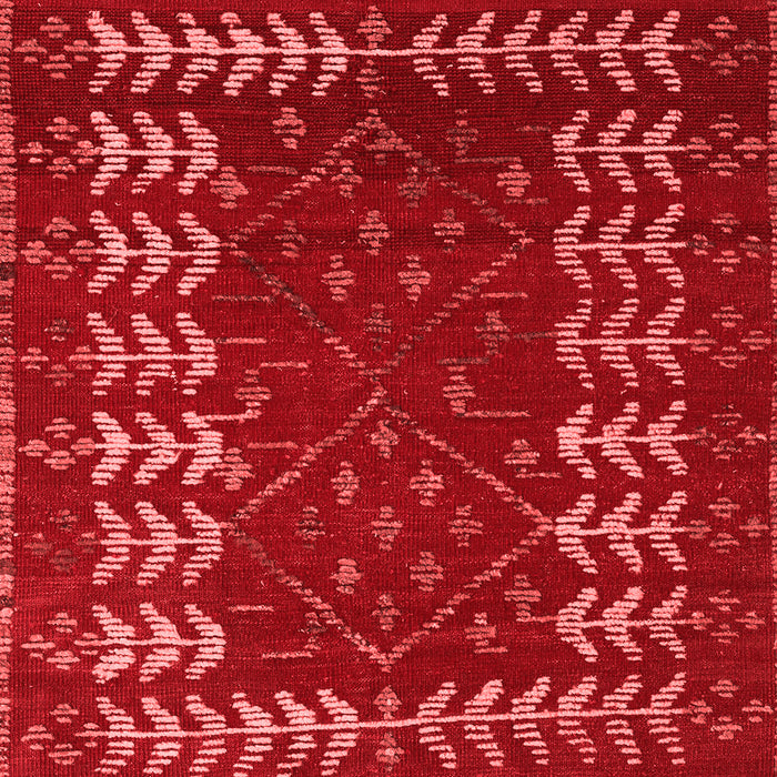 Machine Washable Abstract Red Modern Rug, wshabs5179red
