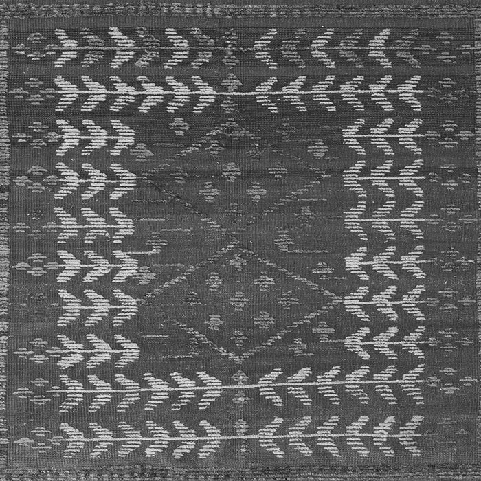 Square Machine Washable Abstract Gray Modern Rug, wshabs5179gry