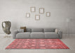 Modern Red Washable Rugs