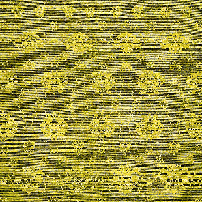 Machine Washable Abstract Yellow Modern Rug, wshabs517yw