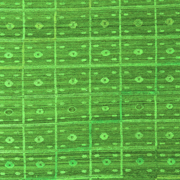 Machine Washable Abstract Green Modern Area Rugs, wshabs5180grn