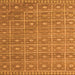 Square Abstract Orange Modern Rug, abs5180org