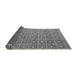 Sideview of Abstract Gray Modern Rug, abs5180gry