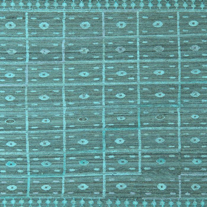 Square Machine Washable Abstract Light Blue Modern Rug, wshabs5180lblu