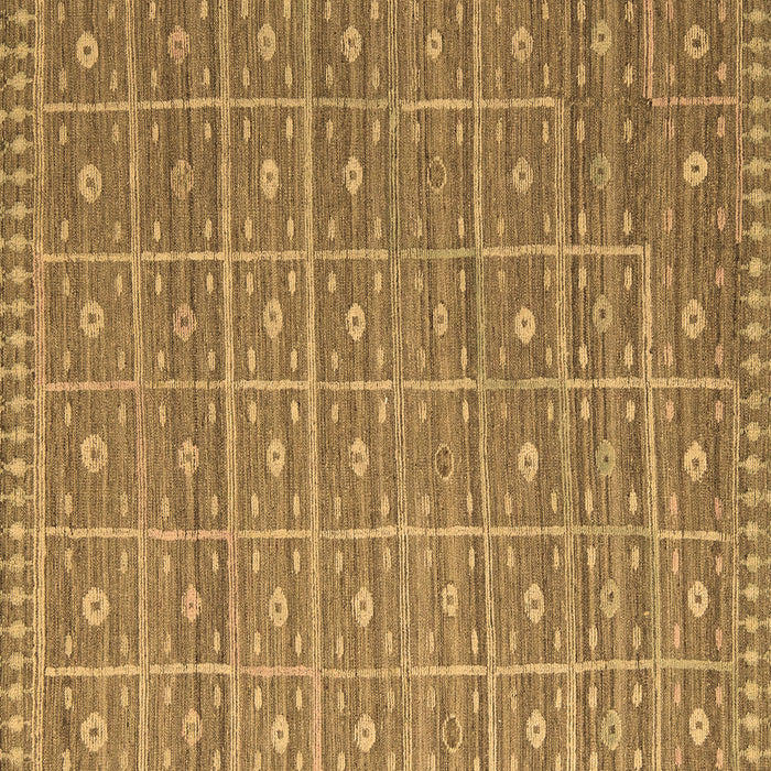 Square Machine Washable Abstract Brown Modern Rug, wshabs5180brn
