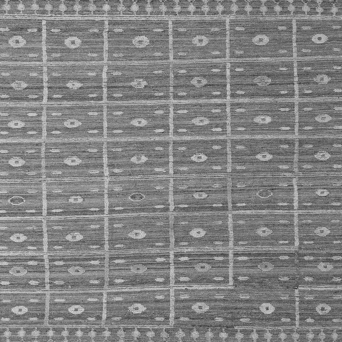 Square Abstract Gray Modern Rug, abs5180gry