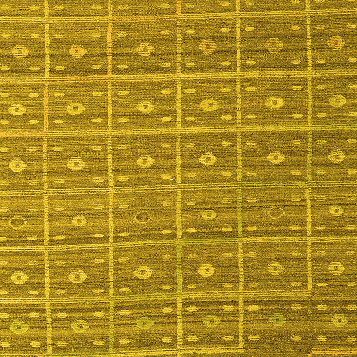 Abstract Yellow Modern Rug, abs5180yw