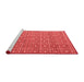 Modern Red Washable Rugs