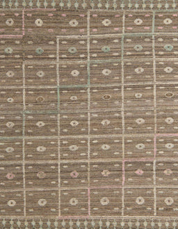 Abstract Camel Brown Modern Rug, abs5180