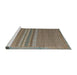 Sideview of Machine Washable Abstract Brown Rug, wshabs5181