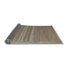 Sideview of Abstract Brown Modern Rug, abs5181