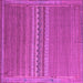 Square Machine Washable Abstract Pink Modern Rug, wshabs5181pnk