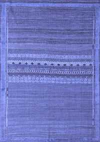 Abstract Blue Modern Rug, abs5181blu