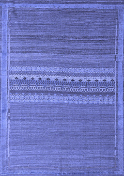 Abstract Blue Modern Rug, abs5181blu