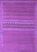 Machine Washable Abstract Purple Modern Area Rugs, wshabs5181pur