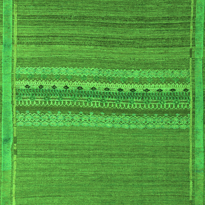 Abstract Green Modern Rug, abs5181grn