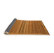 Sideview of Abstract Orange Modern Rug, abs5181org