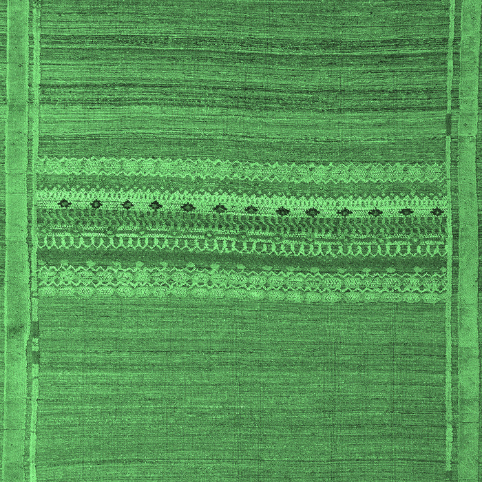 Machine Washable Abstract Emerald Green Modern Area Rugs, wshabs5181emgrn