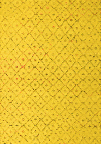 Solid Yellow Modern Rug, abs5182yw