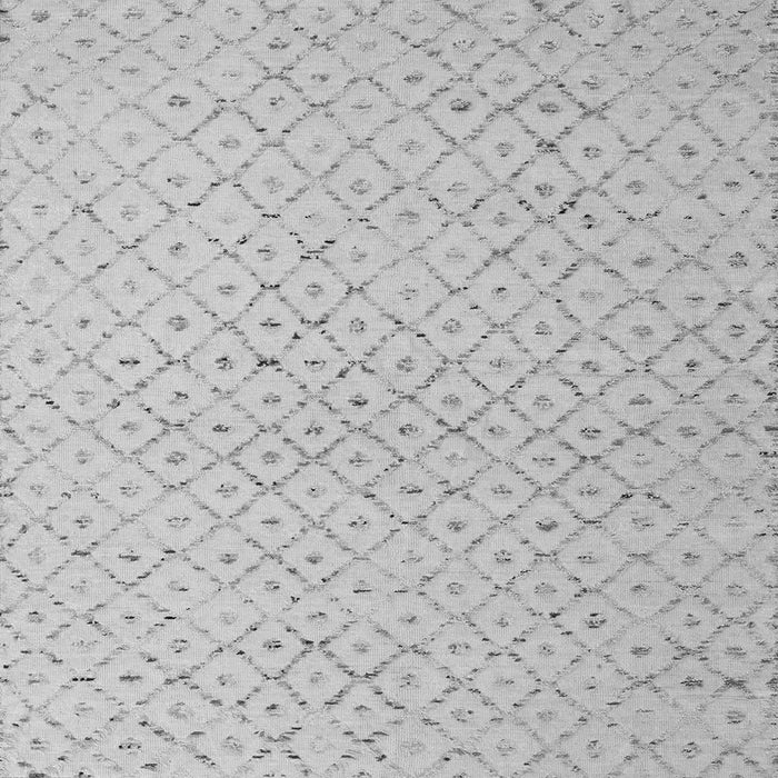 Square Machine Washable Solid Gray Modern Rug, wshabs5182gry