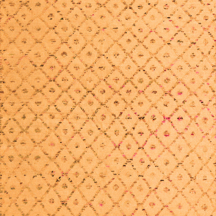 Machine Washable Solid Orange Modern Area Rugs, wshabs5182org