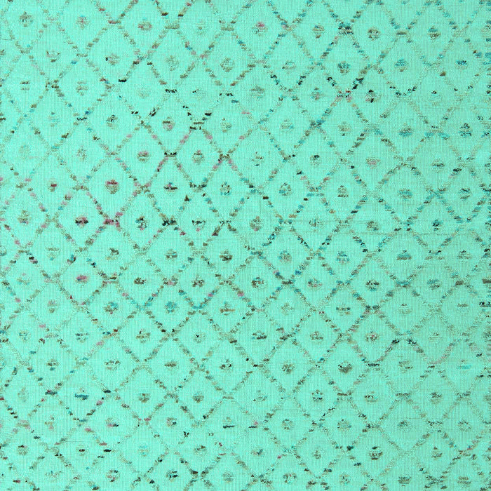 Solid Turquoise Modern Rug, abs5182turq