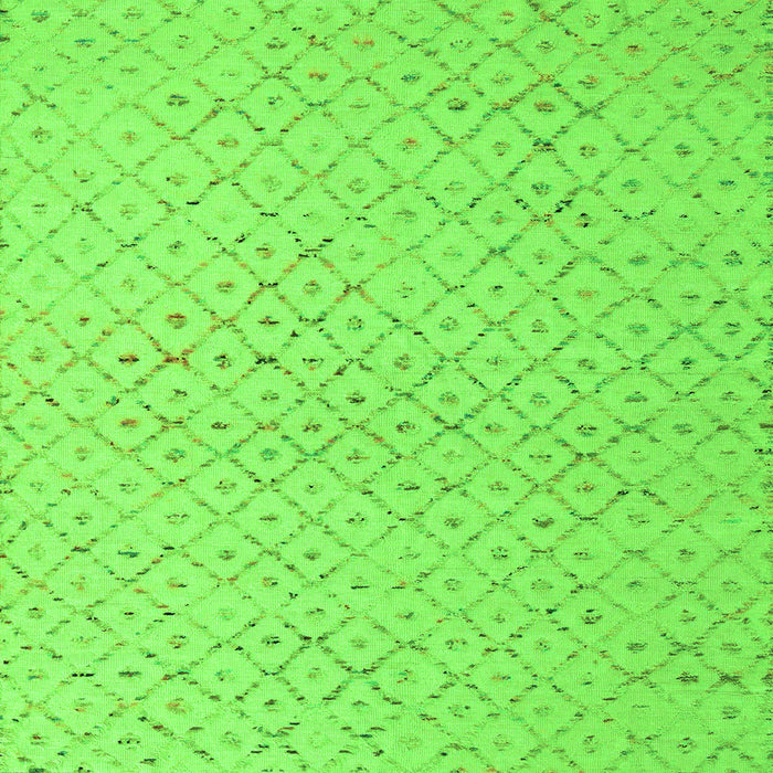 Square Solid Green Modern Rug, abs5182grn