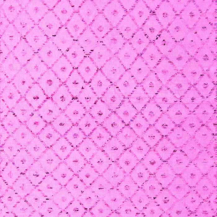 Machine Washable Solid Pink Modern Rug, wshabs5182pnk