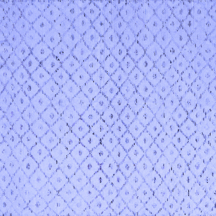 Square Solid Blue Modern Rug, abs5182blu