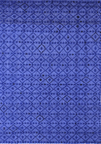 Abstract Blue Modern Rug, abs5183blu