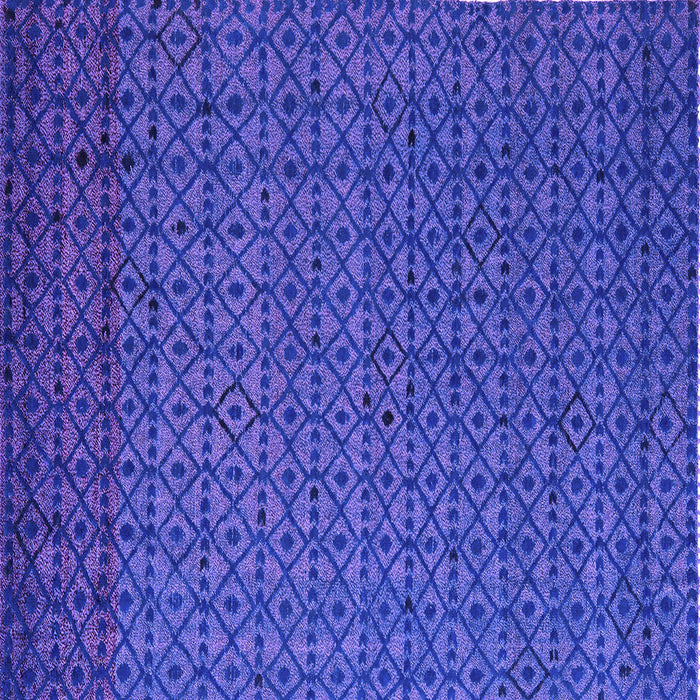 Square Machine Washable Abstract Purple Modern Area Rugs, wshabs5183pur