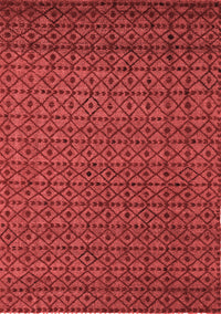 Abstract Red Modern Rug, abs5183red