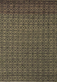 Abstract Brown Modern Rug, abs5183brn