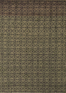 Abstract Brown Modern Rug, abs5183brn