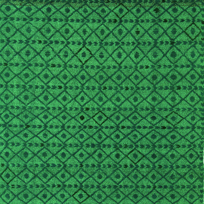 Abstract Green Modern Rug, abs5183grn