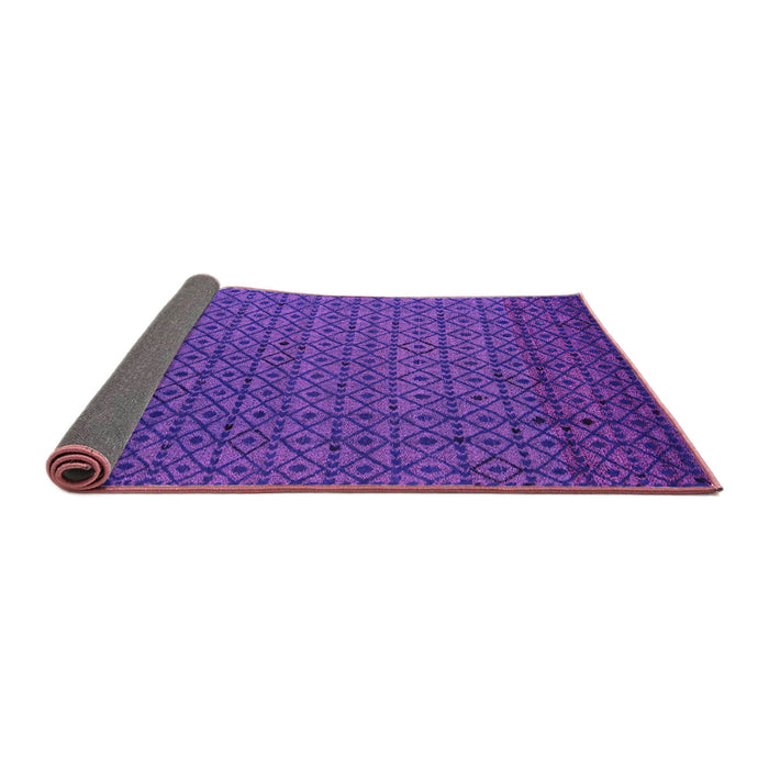 Sideview of Abstract Pink Modern Rug, abs5183pnk