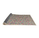 Sideview of Abstract Mauve Taupe Purple Modern Rug, abs5184