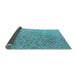 Sideview of Abstract Light Blue Modern Rug, abs5184lblu