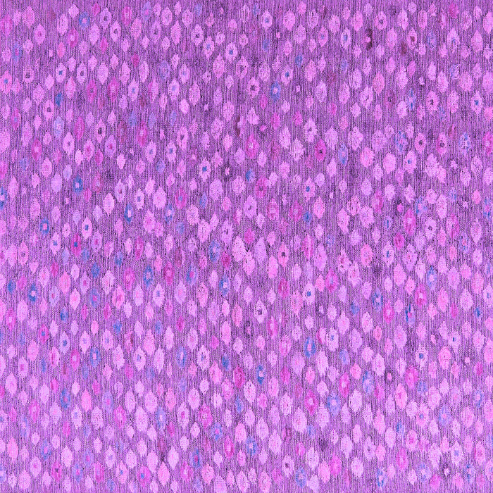 Square Machine Washable Abstract Purple Modern Area Rugs, wshabs5184pur
