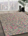 Machine Washable Abstract Mauve Taupe Purple Rug in a Family Room, wshabs5184