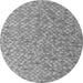 Round Machine Washable Abstract Gray Modern Rug, wshabs5184gry
