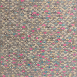 Square Abstract Mauve Taupe Purple Modern Rug, abs5184